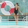 Kendall Jenner s'éclate avec une amie à l'hôtel du Cap-Eden-Roc, lors du 71ème Festival International du Film de Cannes. Antibes, le 11 mai 2018.