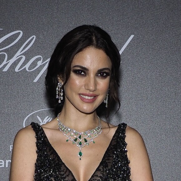 Dorra Zarrouk au photocall de la soirée "Chopard Secret Night" au Château de la Croix des Gardes lors du 71ème Festival International du Film de Cannes, le 11 mai 2018. © Jacovides-Borde-Moreau/Bestimage