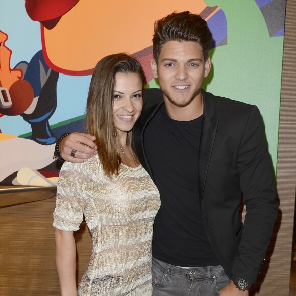 Exclusif - Denitsa Ikonomova et Rayane Bensetti - Cocktail à l'occasion du lancement du modèle Breitling "Superocean ll" à Paris le 18 juin 2015.