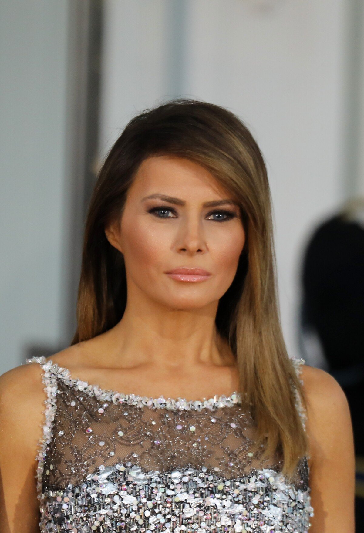 Photo La Première Américaine Dame Melania Trump Dîner En Lhonneur