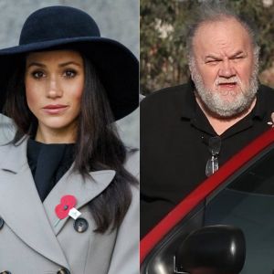 Meghan Markle et son père Thomas.