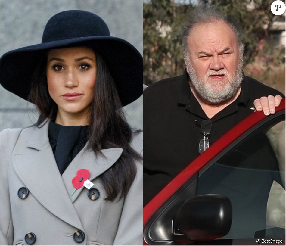 Meghan Markle et son père Thomas. Purepeople