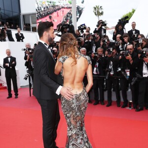 Thomas Vergara et Nabilla Benattia - Montée des marches du film "'Solo: A Star Wars Story" lors du 71e Festival International du Film de Cannes le 15 mai 2018.