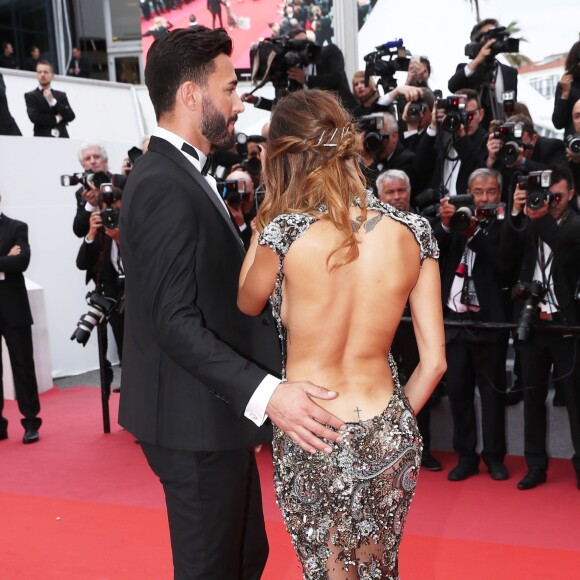 Thomas Vergara et Nabilla Benattia - Montée des marches du film "'Solo: A Star Wars Story" lors du 71e Festival International du Film de Cannes le 15 mai 2018.