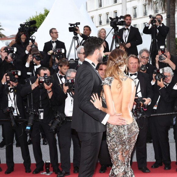 Thomas Vergara et Nabilla Benattia - Montée des marches du film "'Solo: A Star Wars Story" lors du 71e Festival International du Film de Cannes le 15 mai 2018.