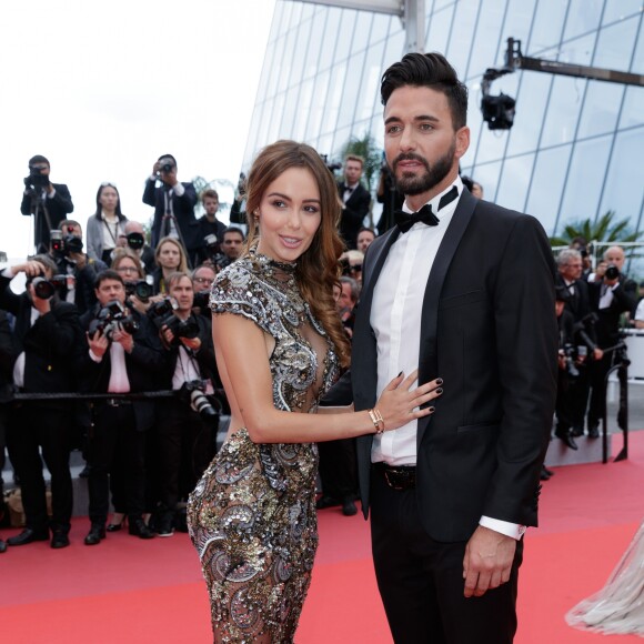 Thomas Vergara et Nabilla Benattia - Montée des marches du film "'Solo: A Star Wars Story" lors du 71e Festival International du Film de Cannes le 15 mai 2018.