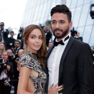 Thomas Vergara et Nabilla Benattia - Montée des marches du film "'Solo: A Star Wars Story" lors du 71e Festival International du Film de Cannes le 15 mai 2018.