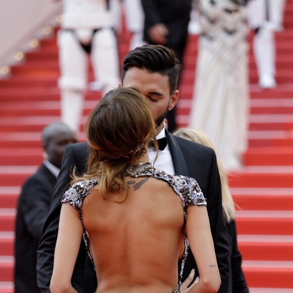 Thomas Vergara et Nabilla Benattia - Montée des marches du film "'Solo: A Star Wars Story" lors du 71e Festival International du Film de Cannes le 15 mai 2018.