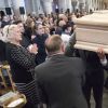 - Obsèques de Maurane en l'église Notre-Dame des Grâces à Woluwe-Saint-Pierre en Belgique le 17 mai 2018.