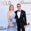 Gabriel Macht et sa femme Jacinda Barrett - Photocall de la soirée "amfAR Gala Cannes 2018" à l'Eden Roc au Cap d'Antibes, le 17 mai 2018. © Jacovides/Borde/Moreau/Bestimage