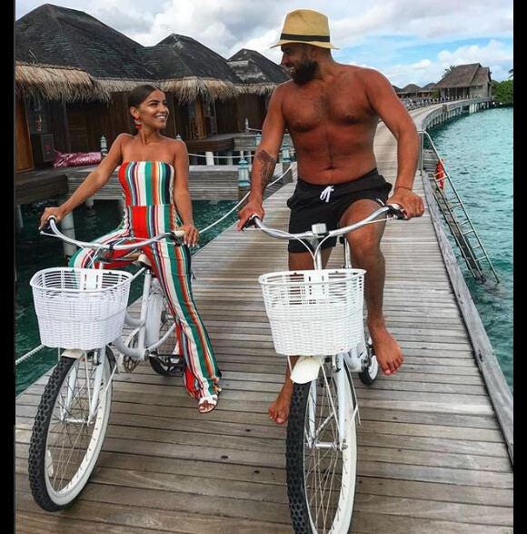 Noré et Kamila aux Maldives, Instagram, mai 2018