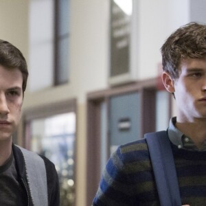 Christian Navarro, Dylan Minnette et Brandon Flynn, les acteurs de la série "13 Reasons Why". Netflix a suspendu la diffusion de la série suite à la fusillade au lycée de Santa Fe.