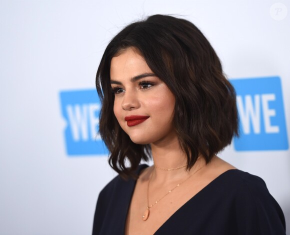 Selena Gomez au "WE Day California To Celebrate Young People Changing The World" à Inglewood, le 19 avril 2018.