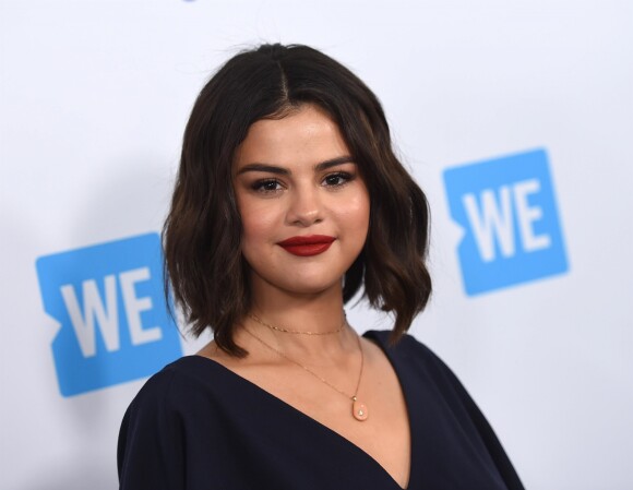 Selena Gomez au "WE Day California To Celebrate Young People Changing The World" à Inglewood, le 19 avril 2018.