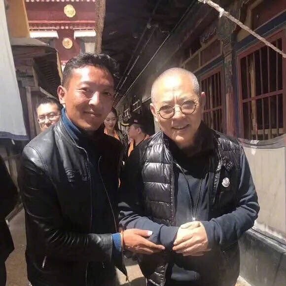 Jet Li pris en photo au Tibet en mai 2018.