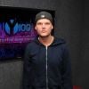 Le DJ Avicii invité sur Radio Y-100 à Fort Lauderdale le 12 février 2016.