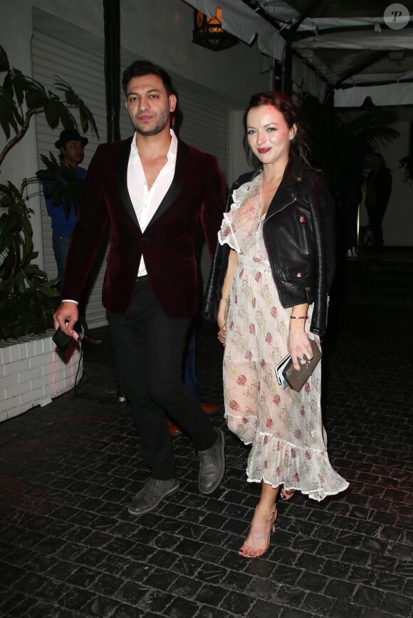 Francesca Eastwood - Les célébrités posent lors du photocall de la soirée Cadillac Oscars au Chateau Marmont à Los Angeles le 1er mars 2018.