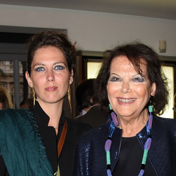 Claudia Cardinale et sa fille Claudia Squitieri à la première de "Rudy Valentino" à Rome, le 23 mai 2018.