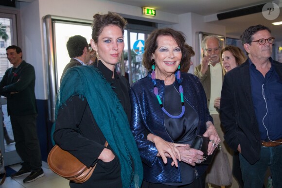 Claudia Cardinale et sa fille Claudia Squitieri à la première de "Rudy Valentino" à Rome, le 23 mai 2018.