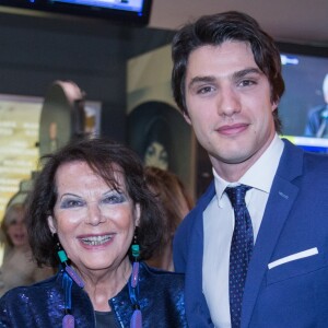 Claudia Cardinale, Pietro Masotti à la première de "Rudy Valentino" à Rome, le 23 mai 2018.