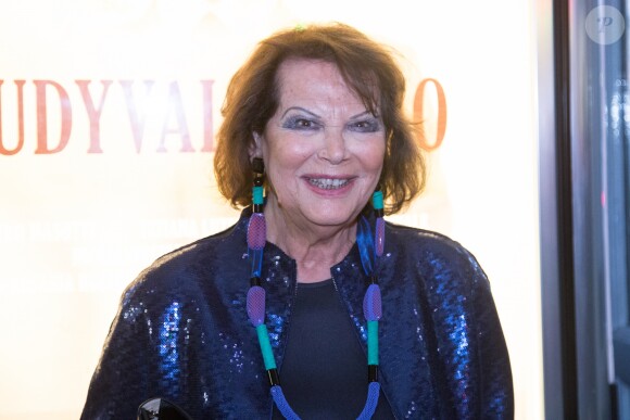 Claudia Cardinale à la première de "Rudy Valentino" à Rome, le 23 mai 2018.