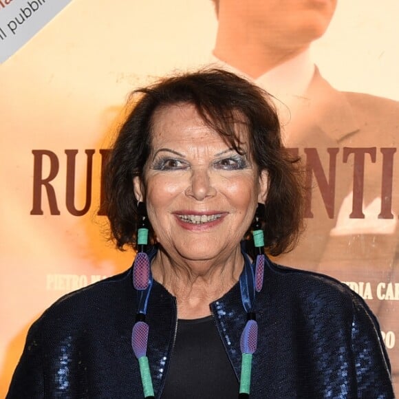 Claudia Cardinale à la première de "Rudy Valentino" à Rome, le 23 mai 2018.