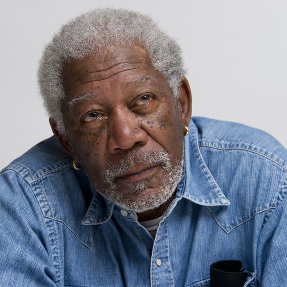 Morgan Freeman - Conférence de presse du film "Transcendence" à Beverly Hills le 6 avril 2014.