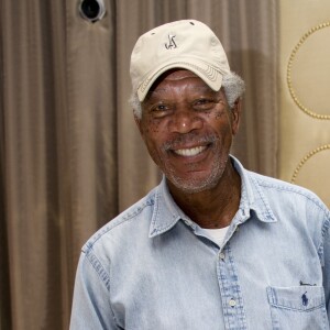 Morgan Freeman - Photocall du film " last Vegas " au Aria Hotel a Las Vegas Le 19 octobre 2013.
