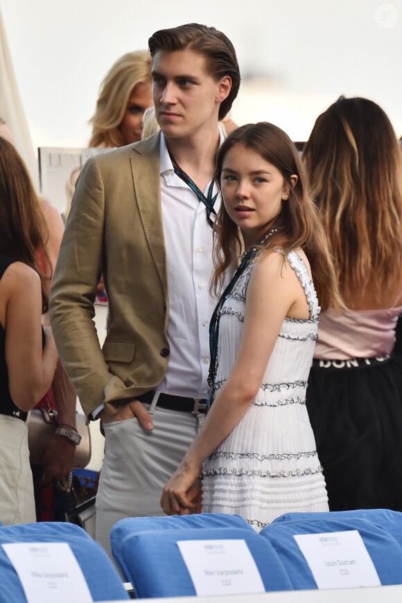 La princesse Alexandra de Hanovre et son compagnon Ben-Sylvester Strautmann lors de la soirée Amber Lounge UNITE Monaco 2018 au profit de la fondation de Jackie Stewart "Race Against Dementia" à l'hôtel Méridien Beach Plaza à Monte-Carlo, Monaco, le 25 mai 2018. © Bruno Bebert/Bestimage