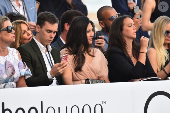 Louis Ducruet, sa fiancée Marie Chevallier et sa soeur Pauline Ducruet lors de la soirée Amber Lounge UNITE Monaco 2018 au profit de la fondation de Jackie Stewart "Race Against Dementia" à l'hôtel Méridien Beach Plaza à Monte-Carlo, Monaco, le 25 mai 2018. © Bruno Bebert/Bestimage