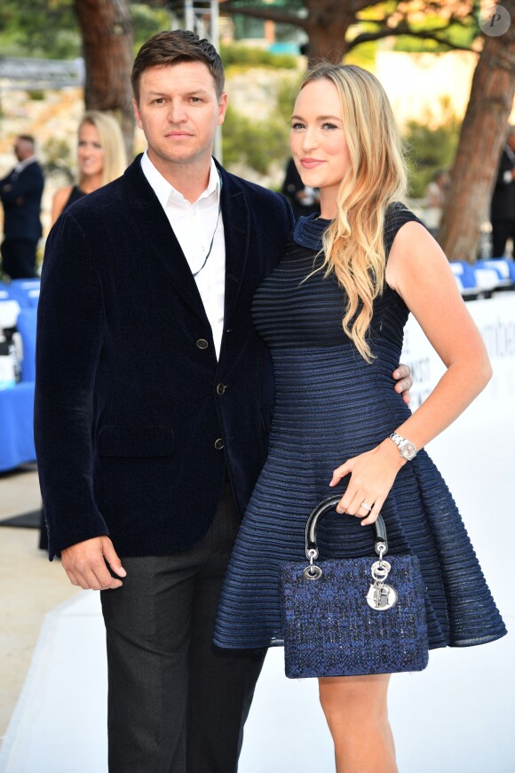 Gareth Wittstock et sa femme Roisin Galvin lors de la soirée Amber Lounge UNITE Monaco 2018 au profit de la fondation de Jackie Stewart "Race Against Dementia" à l'hôtel Méridien Beach Plaza à Monte-Carlo, Monaco, le 25 mai 2018. © Bruno Bebert/Bestimage