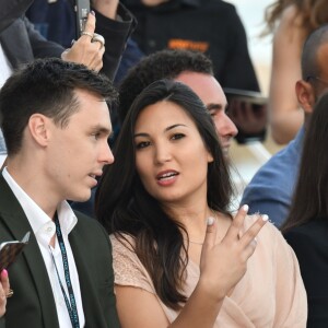 Louis Ducruet, sa fiancée Marie Chevallier et sa soeur Pauline Ducruet lors de la soirée Amber Lounge UNITE Monaco 2018 au profit de la fondation de Jackie Stewart "Race Against Dementia" à l'hôtel Méridien Beach Plaza à Monte-Carlo, Monaco, le 25 mai 2018. © Bruno Bebert/Bestimage