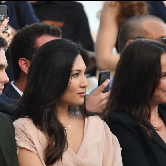 Louis Ducruet, sa fiancée Marie Chevallier et sa soeur Pauline Ducruet lors de la soirée Amber Lounge UNITE Monaco 2018 au profit de la fondation de Jackie Stewart "Race Against Dementia" à l'hôtel Méridien Beach Plaza à Monte-Carlo, Monaco, le 25 mai 2018. © Bruno Bebert/Bestimage