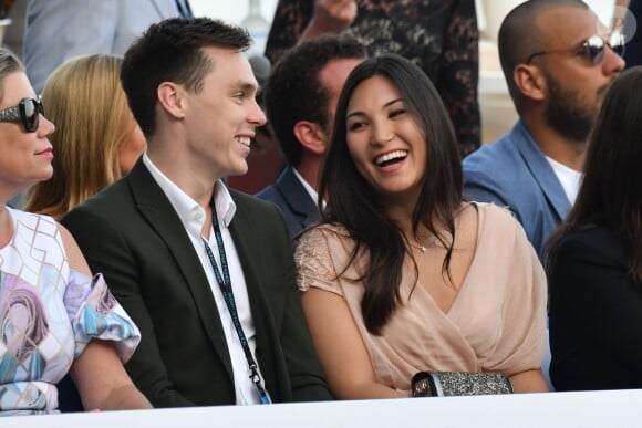 Louis Ducruet et sa fiancée Marie Chevallier lors de la soirée Amber Lounge UNITE Monaco 2018 au profit de la fondation de Jackie Stewart "Race Against Dementia" à l'hôtel Méridien Beach Plaza à Monte-Carlo, Monaco, le 25 mai 2018. © Bruno Bebert/Bestimage