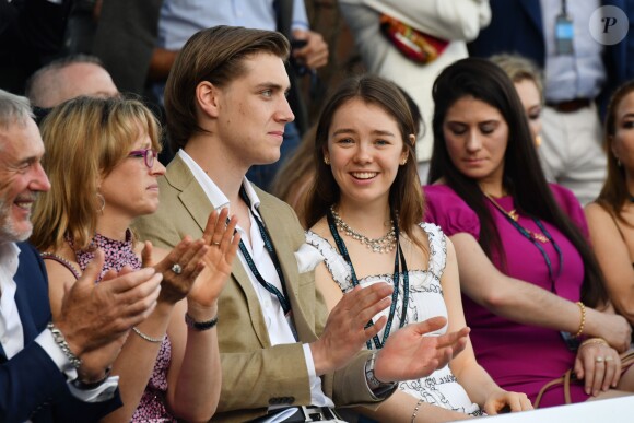 La princesse Alexandra de Hanovre et son compagnon Ben-Sylvester Strautmann lors de la soirée Amber Lounge UNITE Monaco 2018 au profit de la fondation de Jackie Stewart "Race Against Dementia" à l'hôtel Méridien Beach Plaza à Monte-Carlo, Monaco, le 25 mai 2018. © Bruno Bebert/Bestimage
