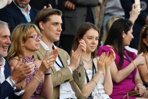 La princesse Alexandra de Hanovre et son compagnon Ben-Sylvester Strautmann lors de la soirée Amber Lounge UNITE Monaco 2018 au profit de la fondation de Jackie Stewart "Race Against Dementia" à l'hôtel Méridien Beach Plaza à Monte-Carlo, Monaco, le 25 mai 2018. © Bruno Bebert/Bestimage