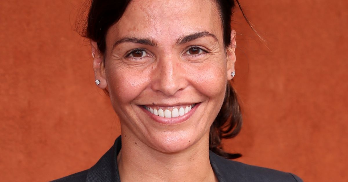 Ines Sastre au village lors des internationaux de tennis de Roland