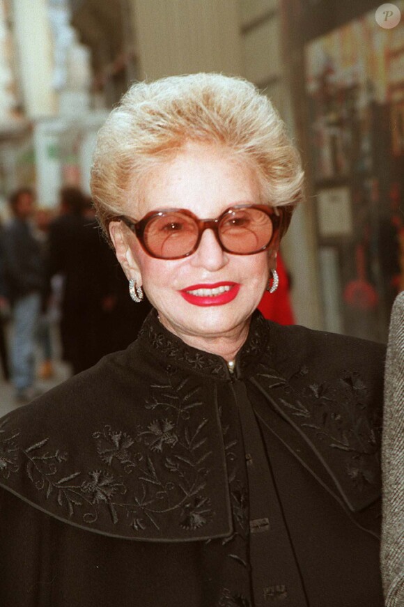 Paulette Coquatrix à Paris en 1997.