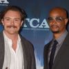 Clayne Crawford et Damon Wayans au photocall de la soirée 2017 Winter TCA Tour à l'hôtel The Langham Huntington à Pasadena le 11 janvier 2017.