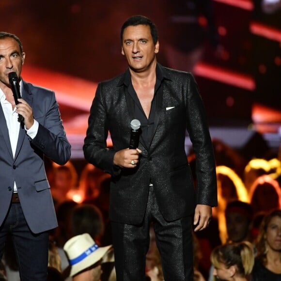 Exclusif - Nikos Aliagas et Dany Brillant - Enregistrement de l'émission "La chanson de l'année" dans les arènes de Nîmes, diffusée en direct sur TF1 le 8 juin © Bruno Bebert / Bestimage