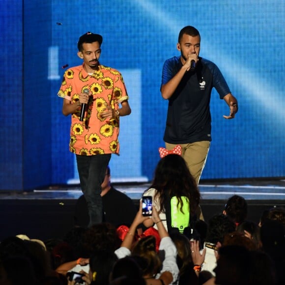 Exclusif - Bigflo & Oli - Enregistrement de l'émission "La chanson de l'année" dans les arènes de Nîmes, diffusée en direct sur TF1 le 8 juin © Bruno Bebert / Bestimage