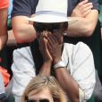 Aissa Maiga et Marie-Josée Croze - People dans les tribunes des Internationaux de France de Tennis de Roland Garros à Paris. Le 9 juin 2018 © Cyril Moreau / Bestimage