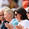 Anne Hidalgo - People dans les tribunes des Internationaux de France de Tennis de Roland Garros à Paris. Le 9 juin 2018 © Cyril Moreau / Bestimage