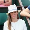 Hilary Swank dans les tribunes des Internationaux de France de Tennis de Roland Garros à Paris. Le 9 juin 2018 © Cyril Moreau / Bestimage