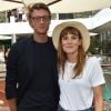 Exclusif - Ana Girardot et son compagnon Arthur de Villepin - People au bar Magnum lors des Internationaux de France de Tennis de Roland Garros à Paris. Le 9 juin 2018 © Veeren / Bestimage