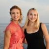 Exclusif - Alexandra Lamy et sa fille Chloé Jouannet - 6ème gala annuel de l'unité d'Antibes Juan les Pins, Vallauris, Golfe Juan, de la Croix Rouge française dans le cadre du prestigieux hôtel Eden Roc au Cap d'Antibes, le 2 juin 2018. © Bruno Bebert/Bestimage