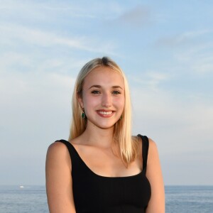 Exclusif - Chloé Jouannet (la fille d'A. Lamy) - 6ème gala annuel de l'unité d'Antibes Juan les Pins, Vallauris, Golfe Juan, de la Croix Rouge française dans le cadre du prestigieux hôtel Eden Roc au Cap d'Antibes, le 2 juin 2018. © Bruno Bebert/Bestimage