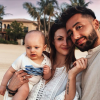 Julia Flabat avec son fils Edan et son chéri Eddy sur Instagram.