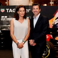 Stéphanie de Monaco, ses enfants et Patrick Dempsey sur la route d'Albert 1er