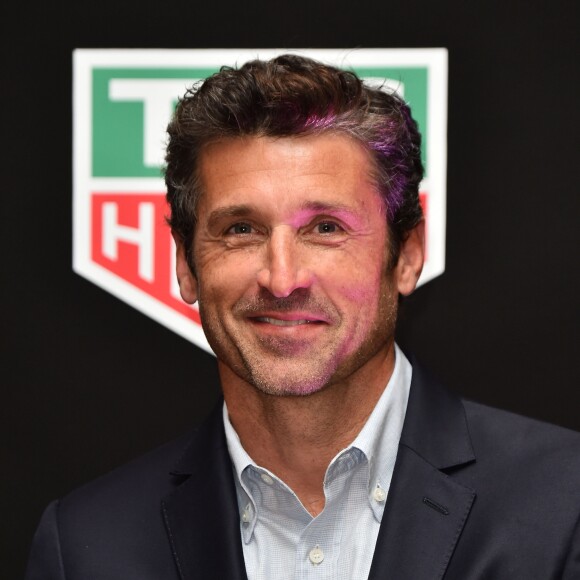 Patrick Dempsey - Présentation de la carte routière restaurée ayant appartenu au prince Albert 1er de Monaco et présentation du nouveau modèle de montre Tag Heuer Monaco Gulf édition spéciale 50e anniversaire, au musée de la collection des voitures anciennes du prince de Monaco le 12 juin 2018. © Bruno Bebert/Bestimage